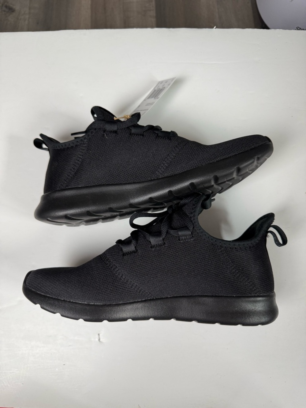 NWT Women’s Adidas Black Cloudfoam Pure 2.0 Sneakers Size 8 - Picture 2 of 7
